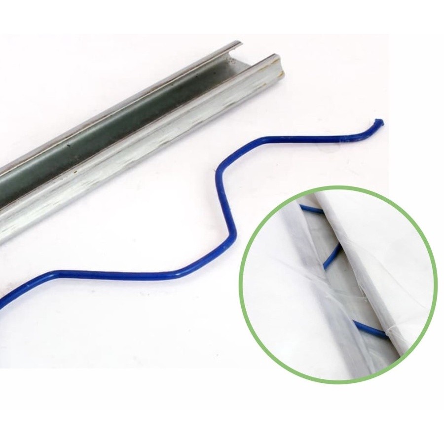 Spring Clip Galvalum 2 Meter Lengkap / Penjepit Plastik UV Greenhouse Spring Klip