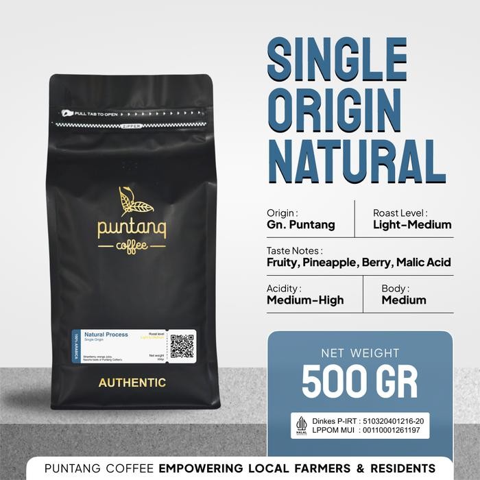 

Kopi Puntang, Kopi Arabika natural terbaik Juara KKSI 2019 500g