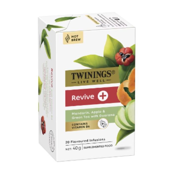 

Twinings Live Well Tea Digest / Sleep Well / Sleep + / Focus / Inner Cleanse Flavoured Infusions Teh