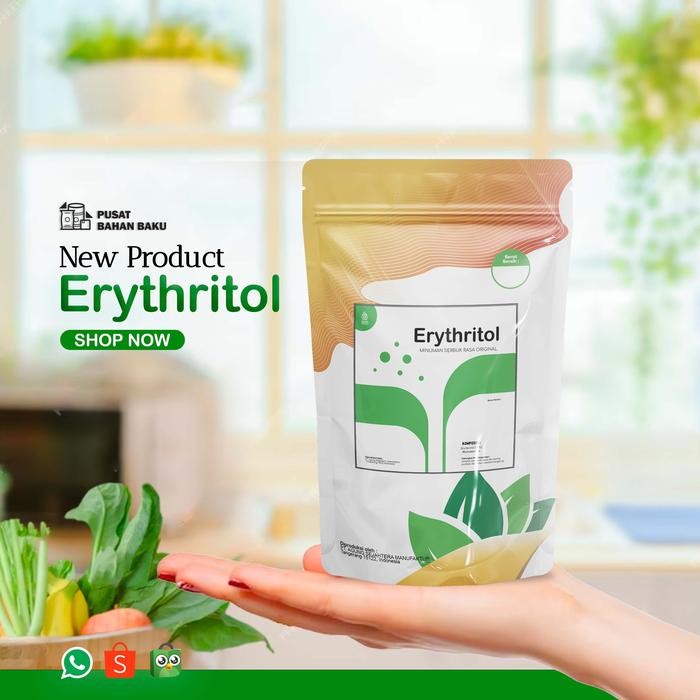 

Erytritol 1 kg 100% pure/pemanis alami/pemanis Erytritol