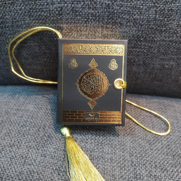 Hapnest- Mini Al Quran Gantungan Hiasan Aksesoris Mobil Kaligrafi Turki