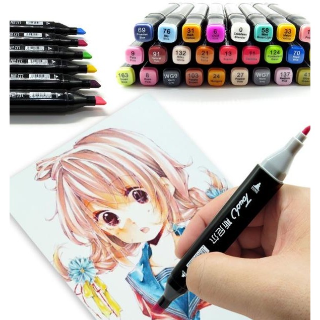 

TOUCH ART MARKER 262 COLOR DOUBLE HEADED MARKER SET MULTI COLOR SPIDOL