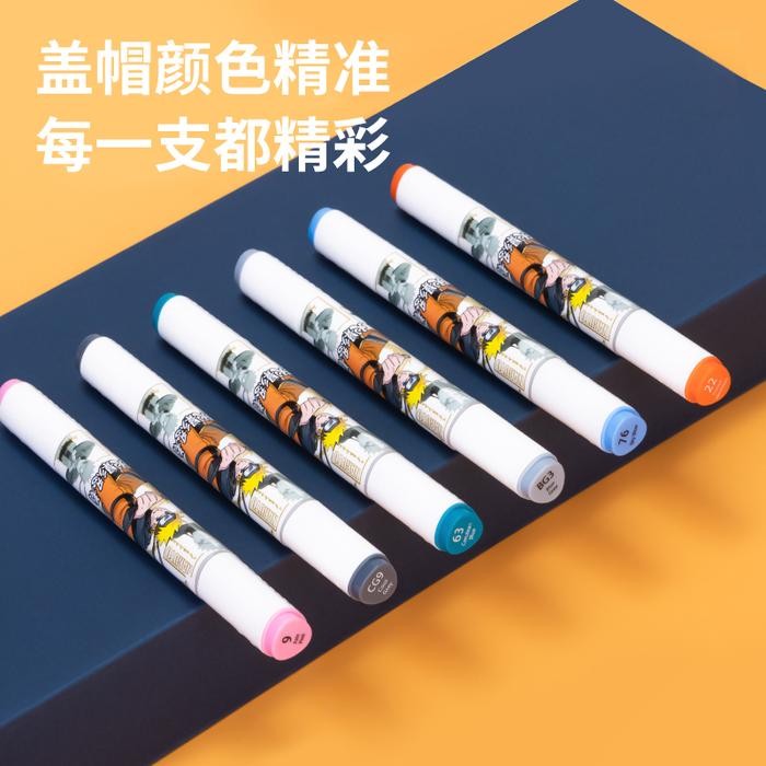 

DELI SKETCH MARKER / SPIDOL 30 WARNA UJUNG TIP GANDA NARUTO 70811