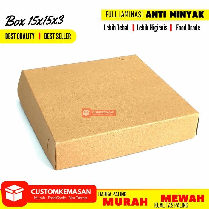 

Kotak Roti Canai maryam 50pcs / Dus Box Kemasan Roti Maryam / Kemasan Roti