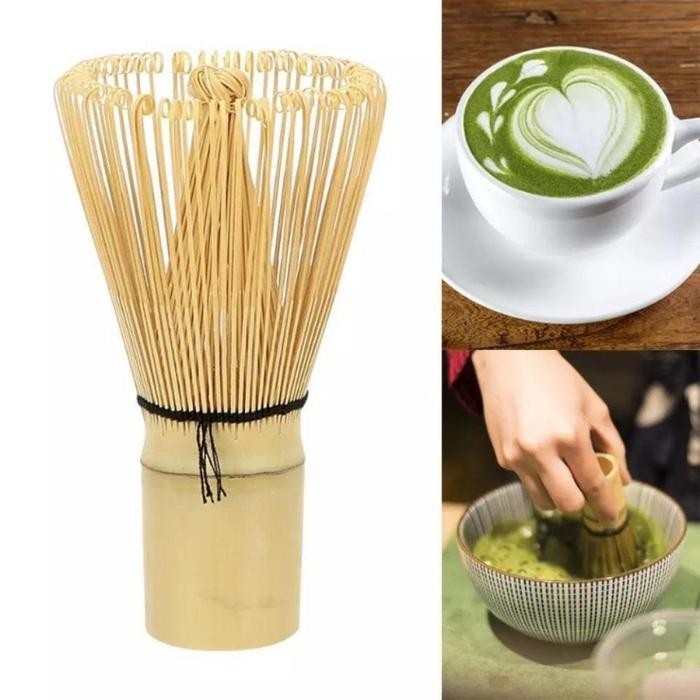 

Terlaris- 120 Prongs Bambu Pengaduk Matcha Green Tea/Bamboo Matcha Whisk Alat Teh/Matcha Green Tea