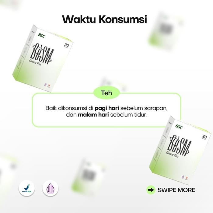 

Terlaris- Bsc - Besm Teh Isi 20 - Promo