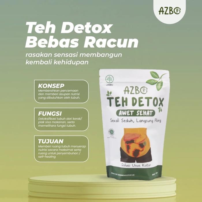

Terlaris- Teh Azbo Detox. Original Herbal