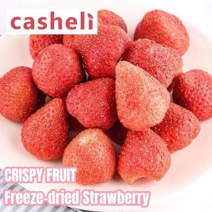 

Terlaris- Casheli Bundle 100G Freeze-Dried Strawberry 50G + Freeze-Dried Pink Peach 50G Camilan Food