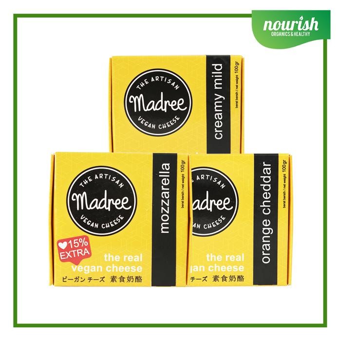

BARANG TERLARIS Madree Vegan Cheese / Keju Vegan Non GMO 100g