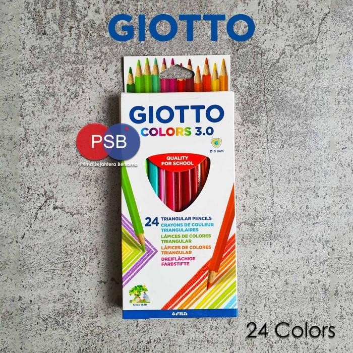 

PENSIL WARNA GIOTTO COLORS 3.0 - 24 WARNA / COLORS PENCILS