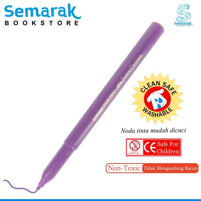 

SPIDOL WARNA KREATIF FABER CASTELL CONNECTOR PEN - SET 30 WARNA