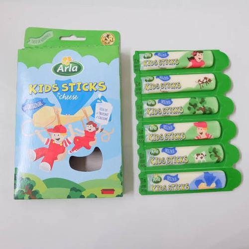 

BARANG TERLARIS Arla Kids Sticks Cheese 108 gr Keju Stick Stik isi 6 x 18 gr