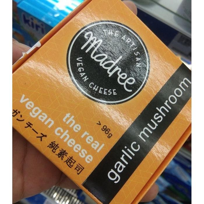 

BARANG TERLARIS madree vegan cheese garlic mushroom 96 Gr