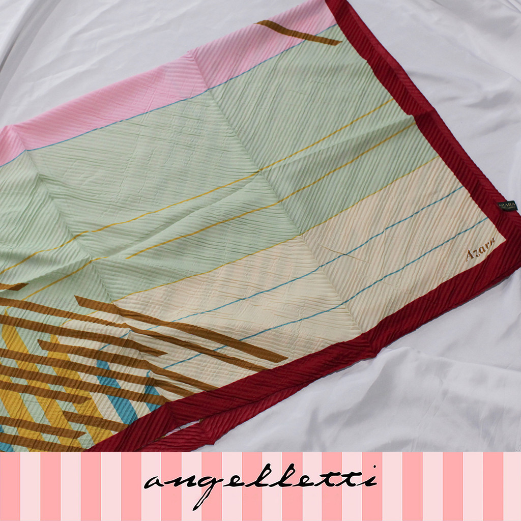 Hijab Motif Voal Segi Empat Jumbo Syari 130x130