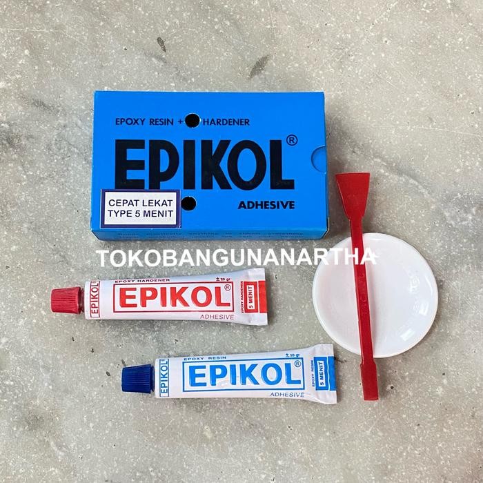 

Lem Epikol Adhesive Epoxy Resin + Hardener