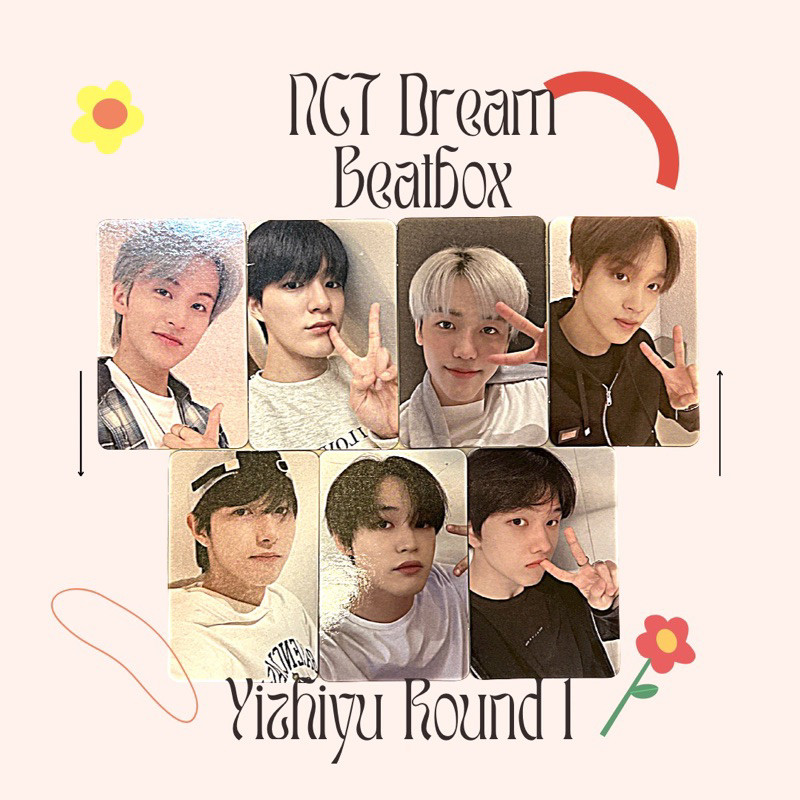 [READY STOCK SIAP KIRIM] PC/Photo NCT Dream Beatbox Yizhiyu YZY Round 1 R1 POB Preorder Benefit