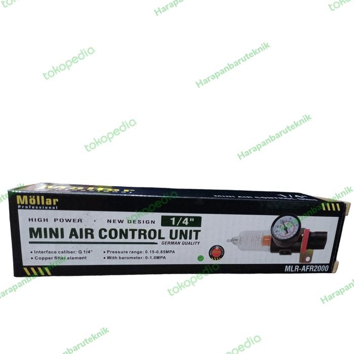 MINI AIR FILTER REGULATOR SINGLE FILTER UDARA KOMPRESOR 1/4 MOLLAR