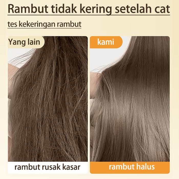 Sale Terbatas Black Blue Pewarna Rambut Penghitam Rambut Permanen Tanpa Bleaching Cat Rambut Hair