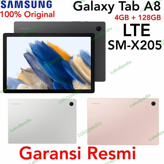 Phoneku- Samsung Galaxy Tab A8 Lte 4/128 Garansi Resmi Tablet 10 Inch Tab A 8