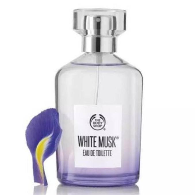 parfum asli The body shop white musk edt 100ml
