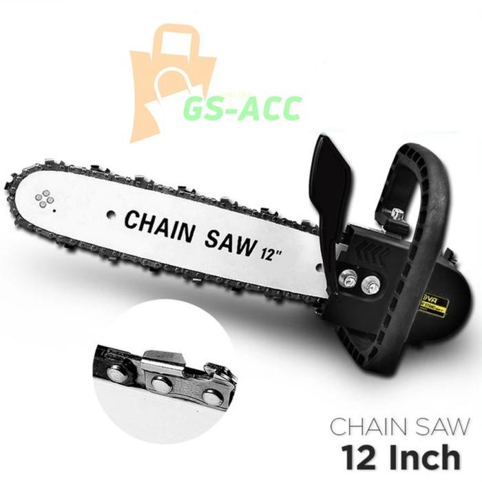 [ CHAIN SAW ] Adapter chainsaw ke gerinda tangan - Adaptor chainsaw gerinda konverter gergaji