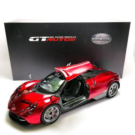 1/18 GT AUTOS PAGANI HUAYRA RED DIECAST MINIATUR NOT AUTOART