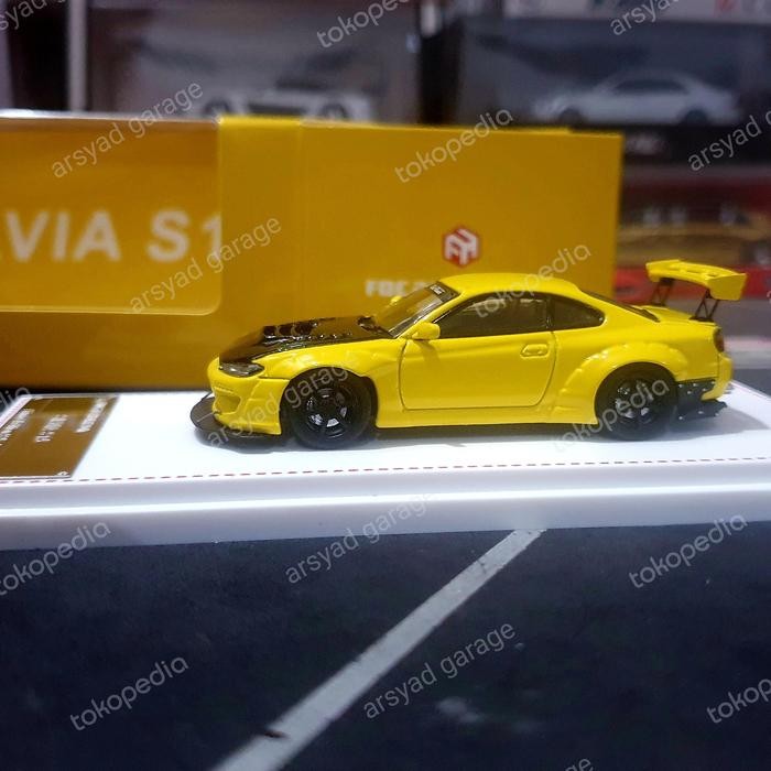 Diecast Focal Horizon Nissan Silvia S15 Yellow