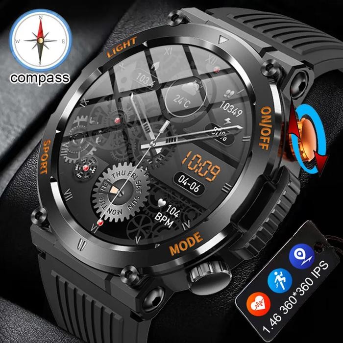 TronikJaya- Biden Smart Watch Original Jam Tangan Touch Screen Sport Jam Pintar