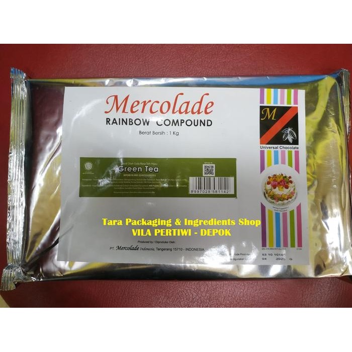 

MERCOLADE GREEN TEA COMPOUND 1 KG COKELAT BATANGAN