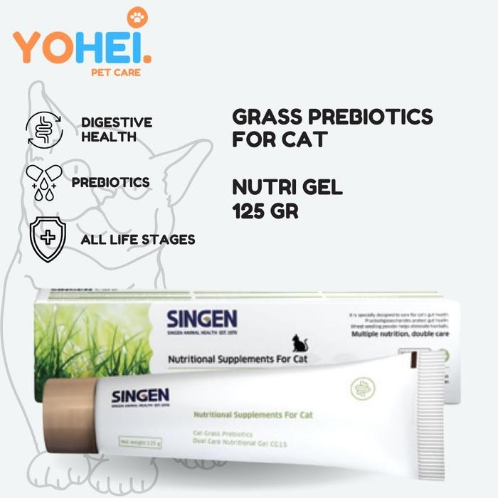 

Singen Cg15 Cat Grass Prebiotics Nutri Gel Cat 125Gr
