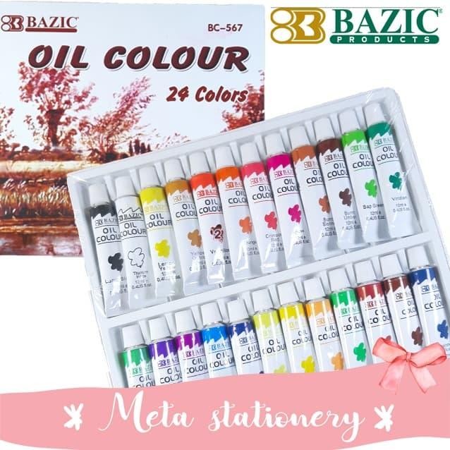 

Cat Minyak Bazic 24 Warna