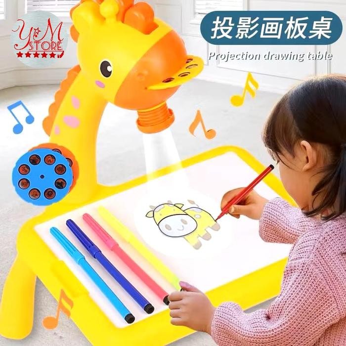 

Meja Proyektor Projector Anak Mainan Edukasi Meja Belajar Melukis Mewarnai / Mainan Meja Belajar