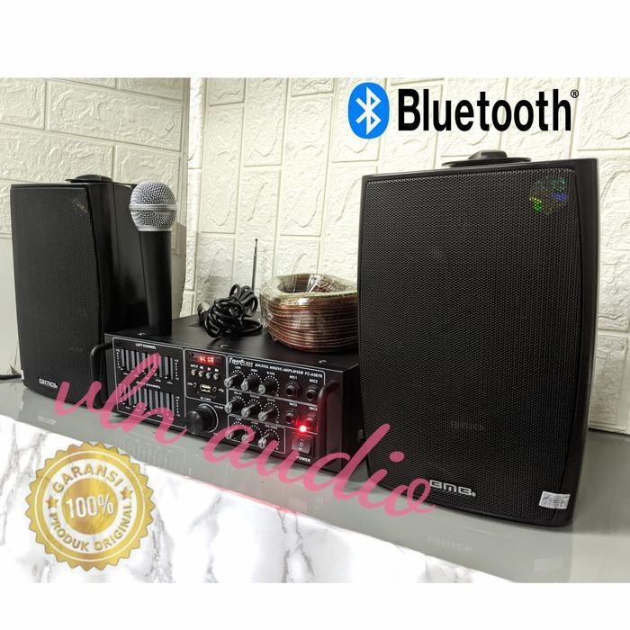 paket sound speaker BMB 5in + ampli mini USB BLUETOOTH ORIGINAL