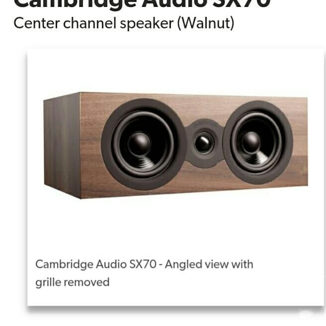 Cambridge Audio sx70 center speaker