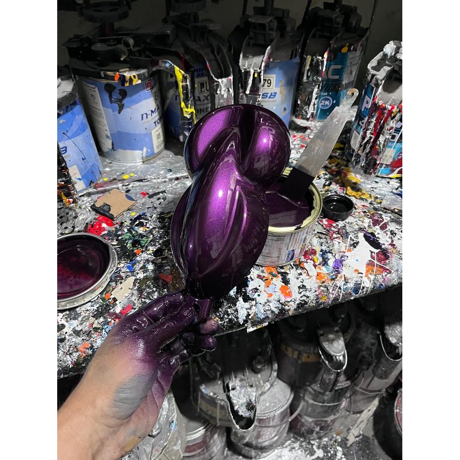 

Cat Red Purple/Cat Burgundy Bahan Pu 250Ml