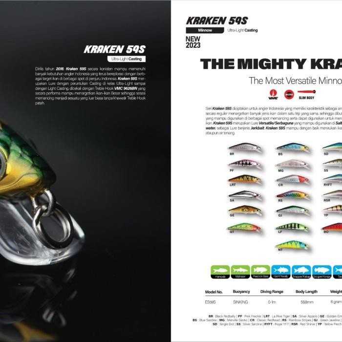 Btv - Exodus Kraken Lure Ultralight Fishing