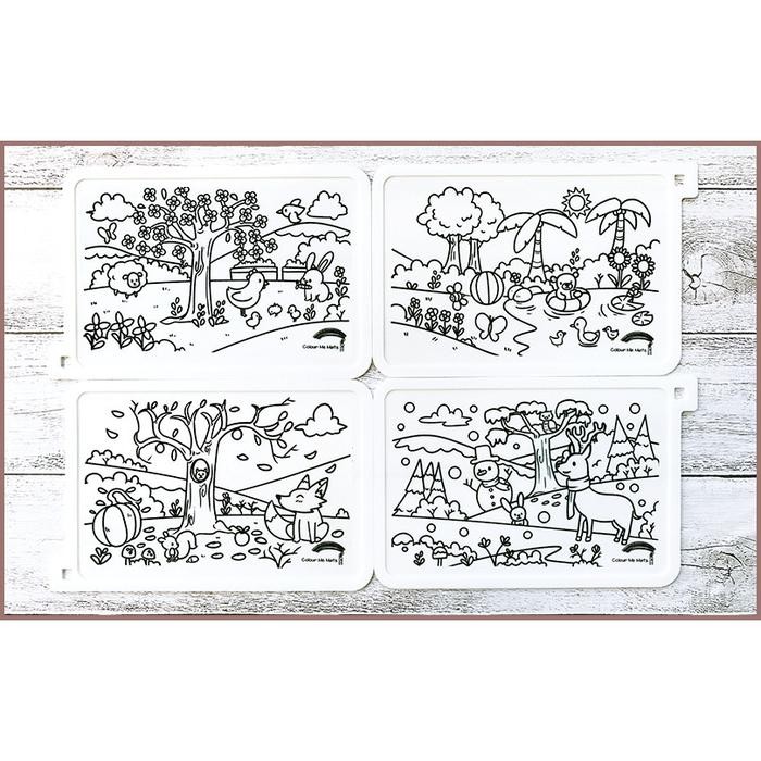 

Colour Me Mats - 8 Design Puzzle Mats