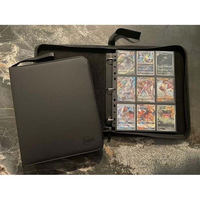 

HICE Ring Album Card Binder 9 Pocket Binder Kartu Pokemon Magic One Piece Flesh and Blood