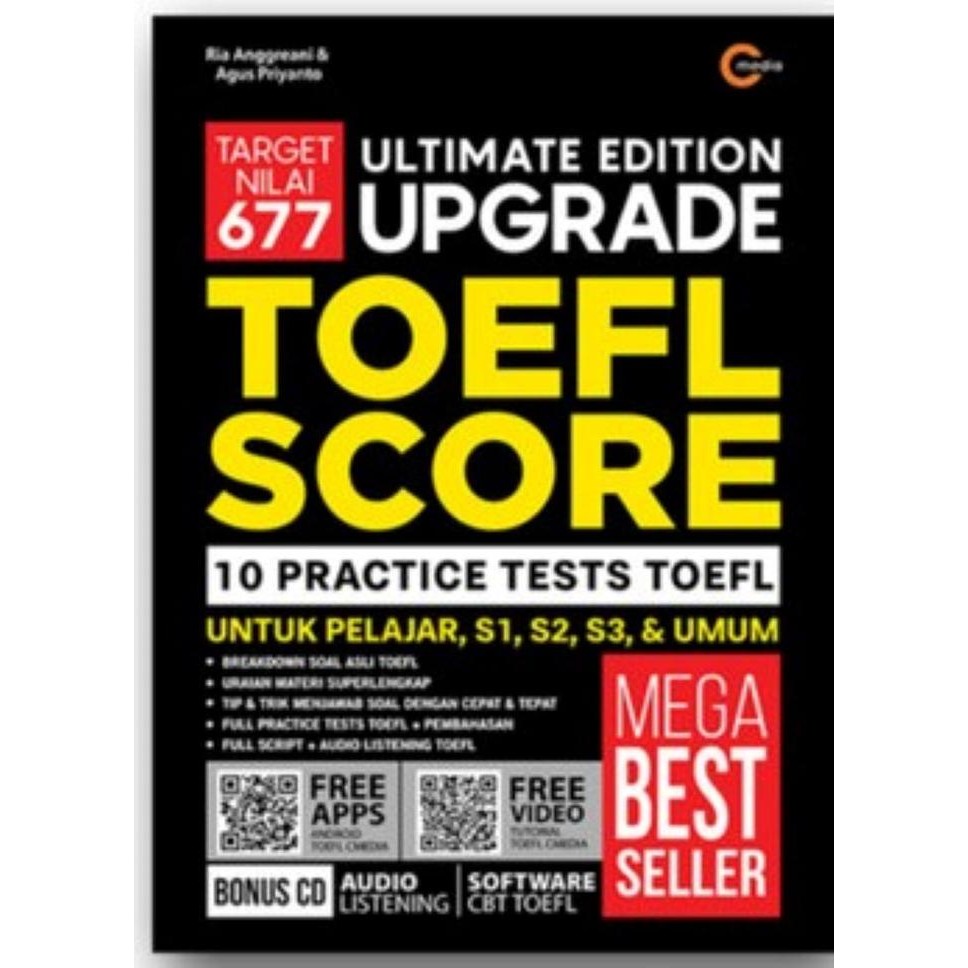 

Buku Toefl Terlaris! Ultimate Edition Upgrade Toefl Score