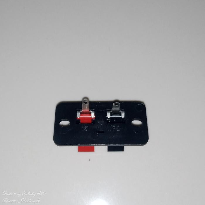 Promo Terbaru Terminal Jepit Speaker 2 Pin Kabel Power Supply Soket Per Amplifier Sale