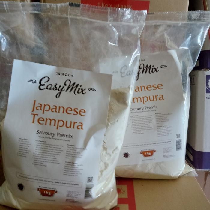 

Promo Tepung Premix Sriboga Japanese Tempura 1 Kg Packing Aman