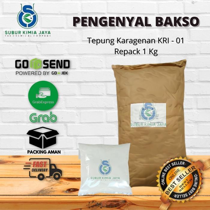 

Terbaru!! Tepung Karagenan Pengeyal Baso Repack 1 Kg Cod