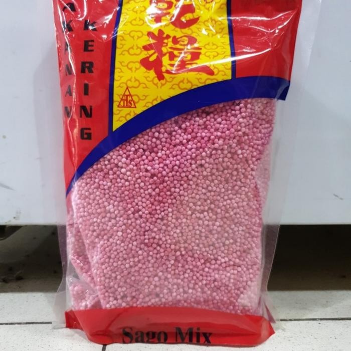 

Produk Viral Sagu Merah Muda/Sagu Mutiara Pink (500Gr) Packing Aman