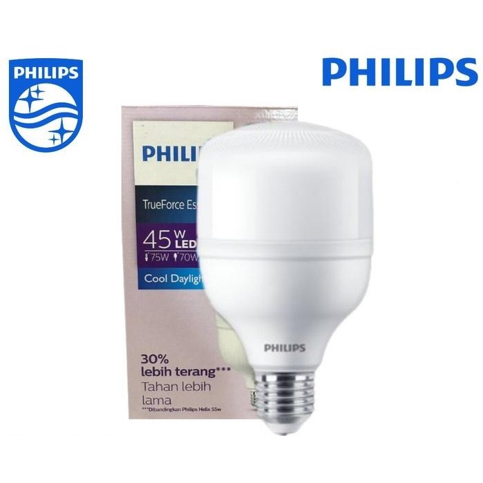 Lampu Led Bohlam Kapsul Philips Trueforce Tforce Putih 45 Watt Bkan 50 #Gratisongkir