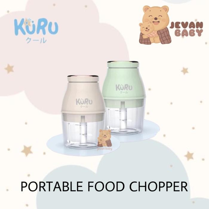Chopper Kuru Baby Electric Portable Mini Chopper - Hijau mini otomatis mini