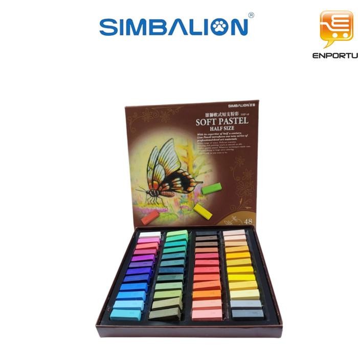 

Simbalion Soft Pastel 48 Colors Half Size Hsp-48 #Gratisongkir