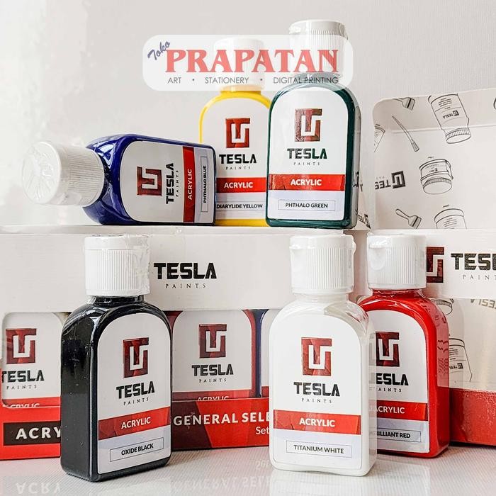 

Cat Akrilik Set Tesla 30Ml Tesla Acrylic Set #Gratisongkir