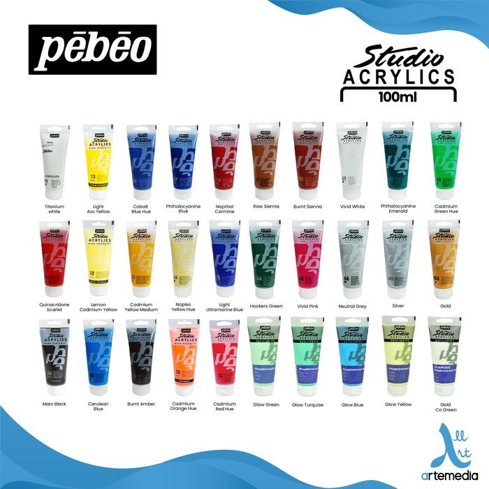 

Cat Akrilik Pebeo Studio Fine Acrylic 100Ml Paint Color - 02/02 #Gratisongkir