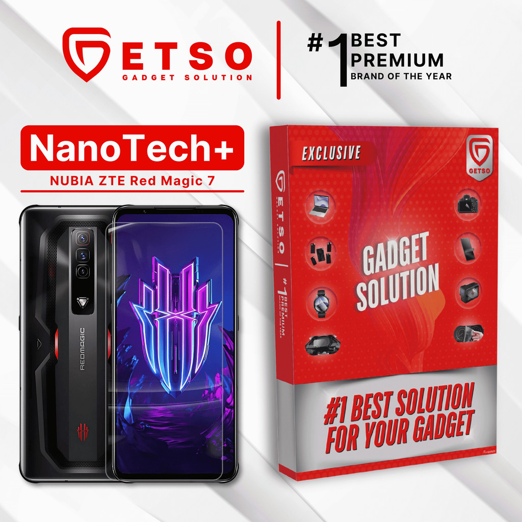 GETSO EPU BIO GENESIS Hydrogel for Nubia ZTE Red Magic 7 / Screen Guard (Nanotech+ 100% Recycle) Pre