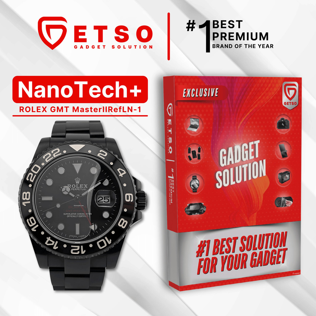 GETSO EPU BIO GENESIS Hydrogel for Rolex GMT Master II Ref 116710LN 1 / Screen Guard (Nanotech+ 100%